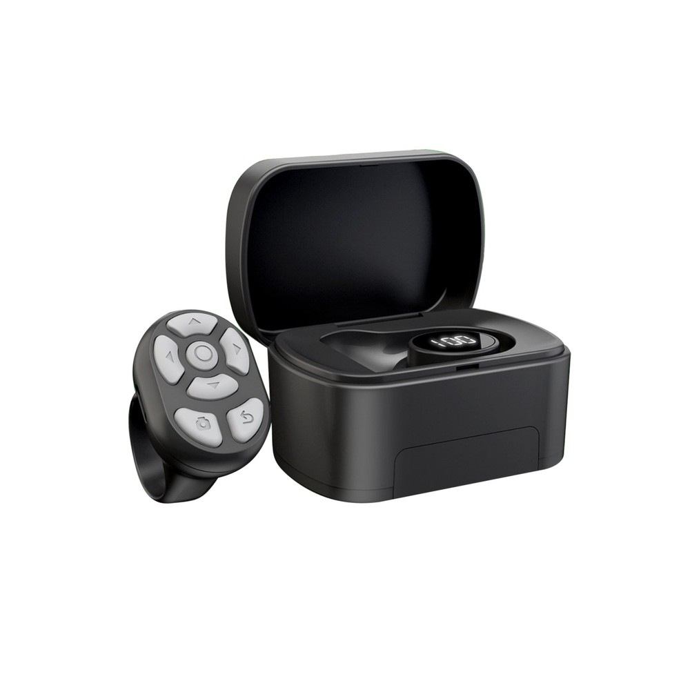Wireless Bluetooth Remote Control Scrolling Ring Fingertip Video Mobile Phone
