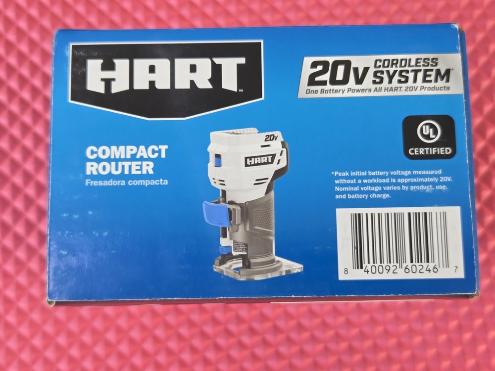Hart HPRR01 20V Compact Router Tool Only - SEALED
