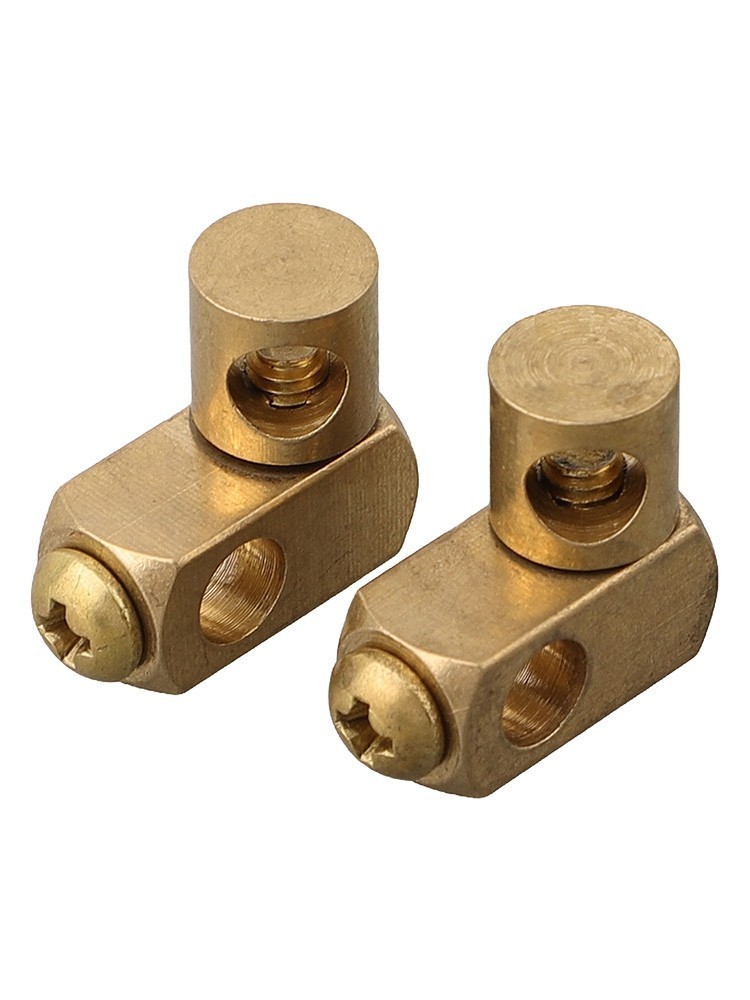 2pcs Double Joint Piece For Eccentric Drain Fitting Adjustable With 5.2mm Hole