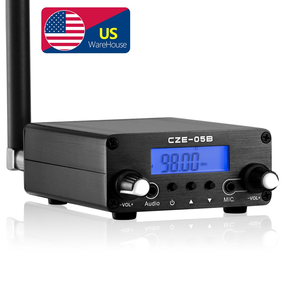 0.5W 76MHz~108MHz FM Transmitter Stereo Broadcast Station for Drive-in Church