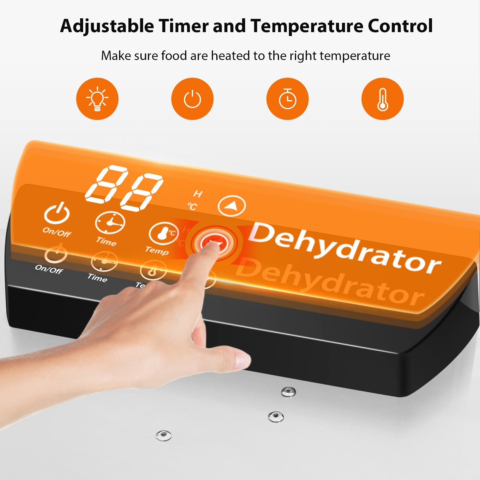 Commercial Dehydrator 20 Stainless Steel Trays Fruit Vegetable Food Dry Machine