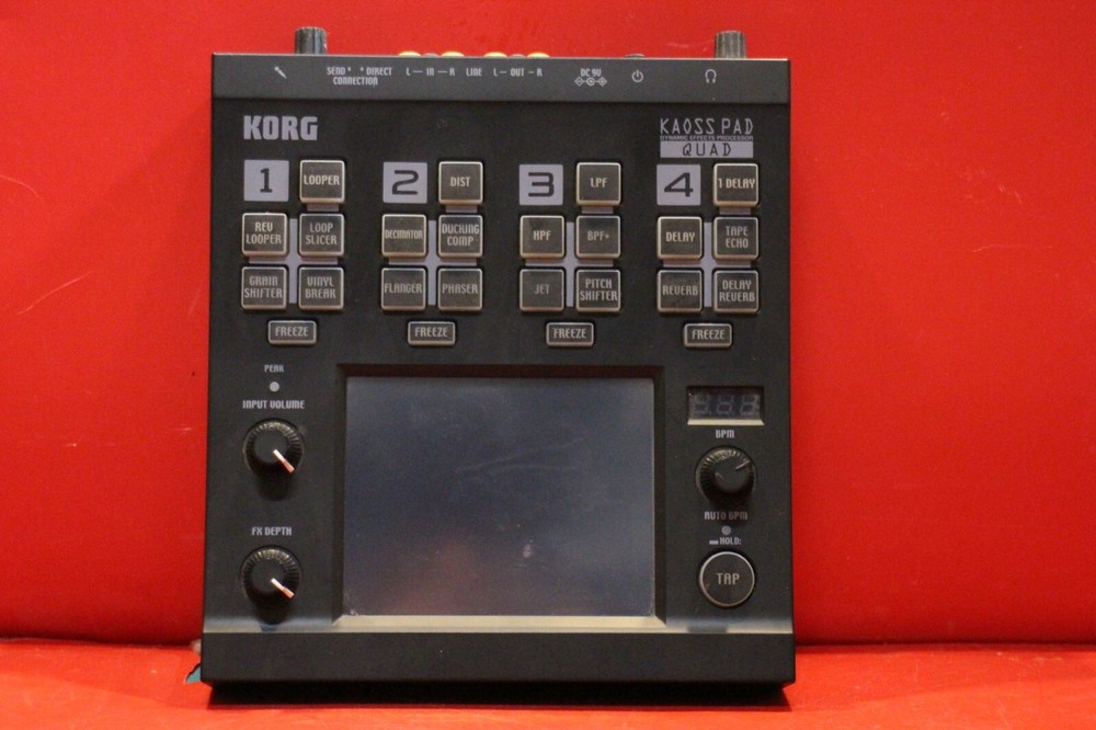 USED Korg KAOSS PAD QUAD Dynamic Effect Processor KP U2256 240516