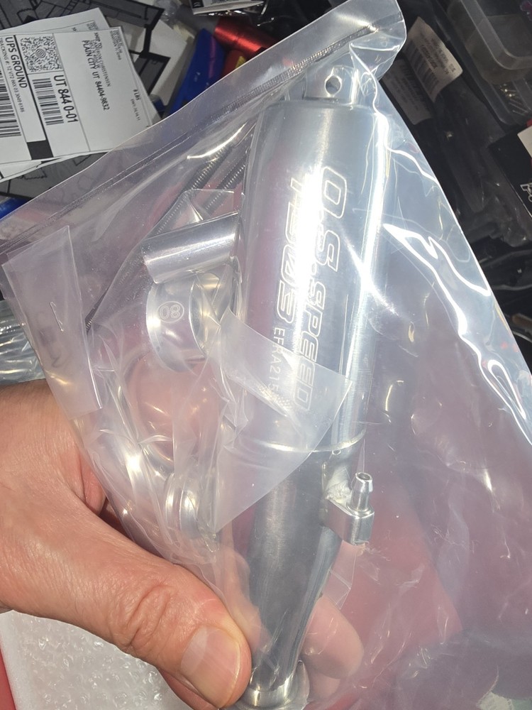 O.S Nitro Speed Engine For 1/8 Scale, With T Pipe!