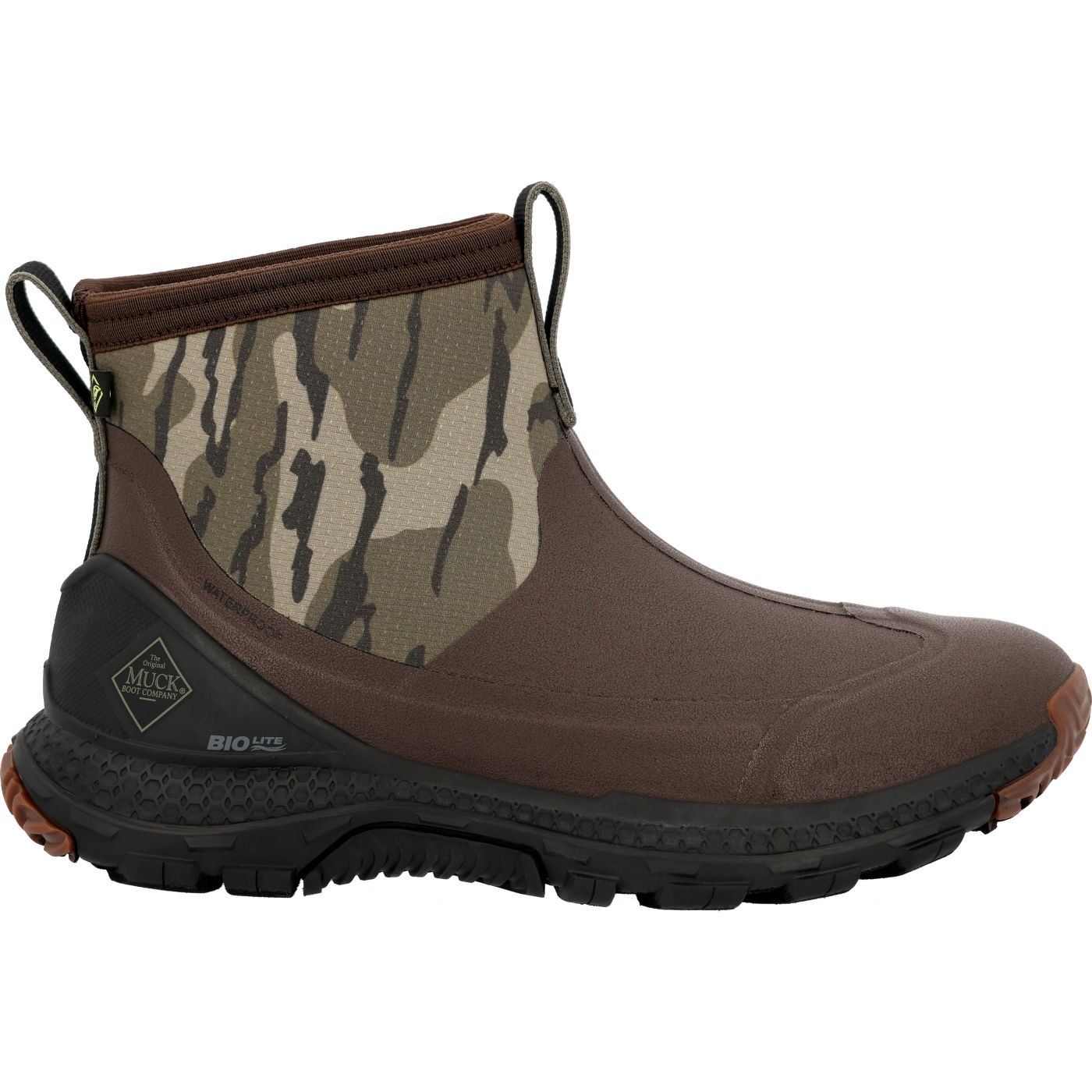Muck Boots Outscape Max Waterproof Boots - Mossy Oak Bottomland Pattern MTSWMOB2