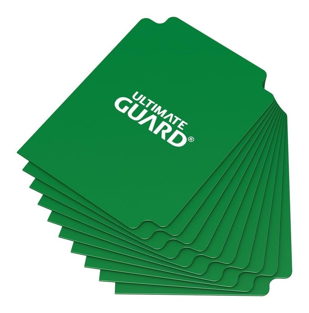 Ultimate Guard Card Divider 10 Pack, Green