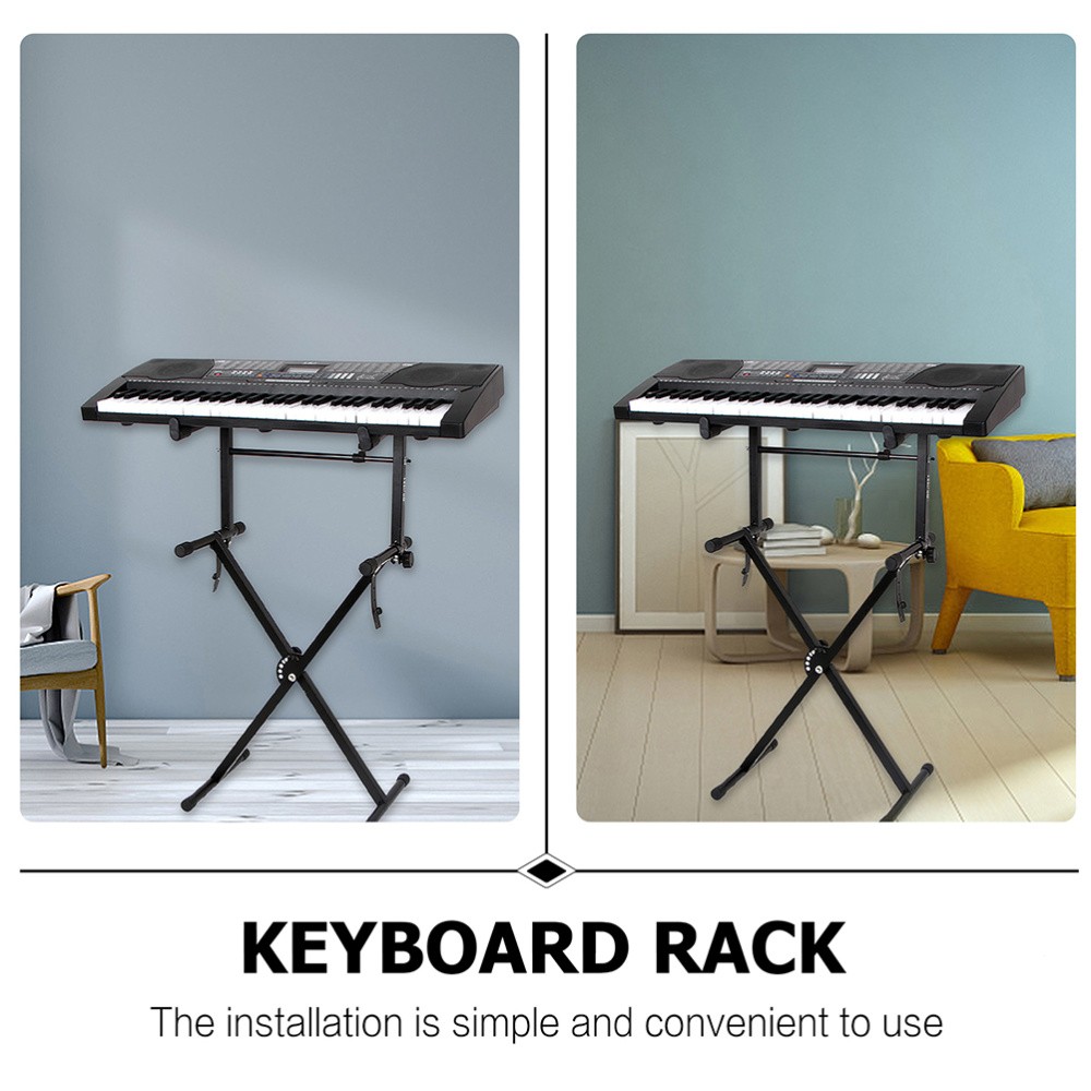 2 Sets Electronic Organ Keyboard Universal Elevation Brackets Keyboard Holder