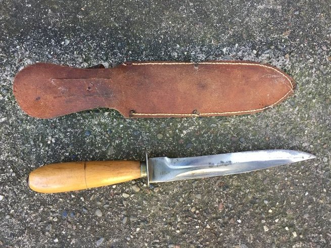 WW2 U.S. Fighting Knife - Identified