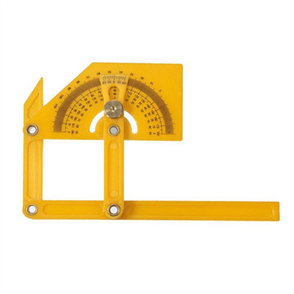 Plastic Angle Finder Protractor Goniometer Miter Gauge Arm Measuring Ruler Tool