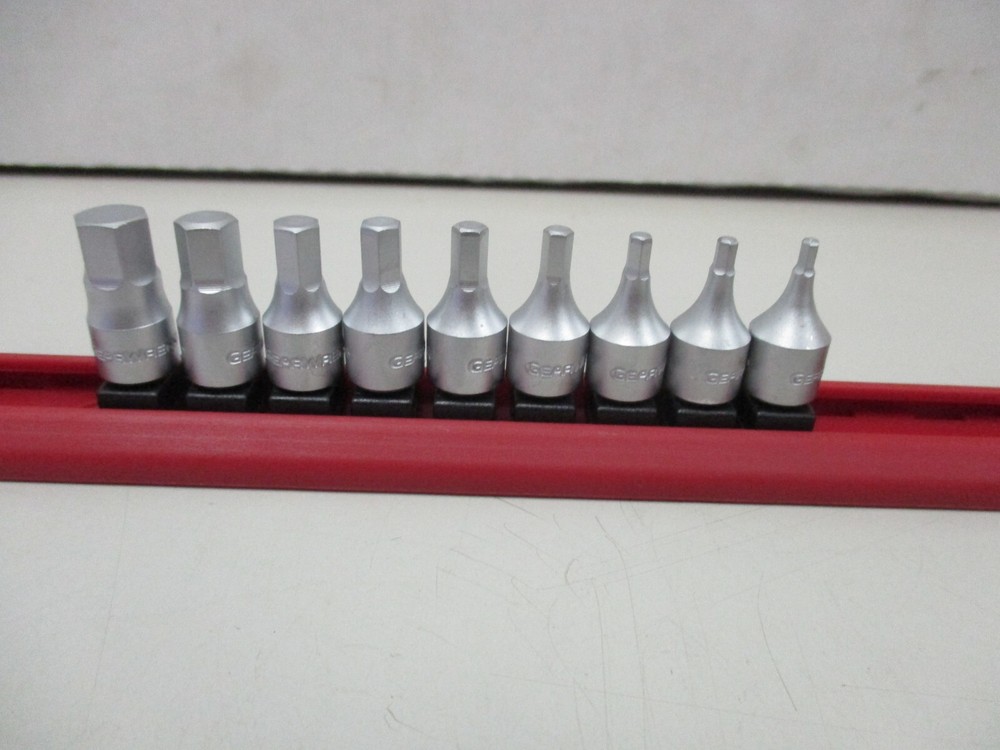 Gearwrench 9 pc SAE Stubby Hex Bit Driver Set