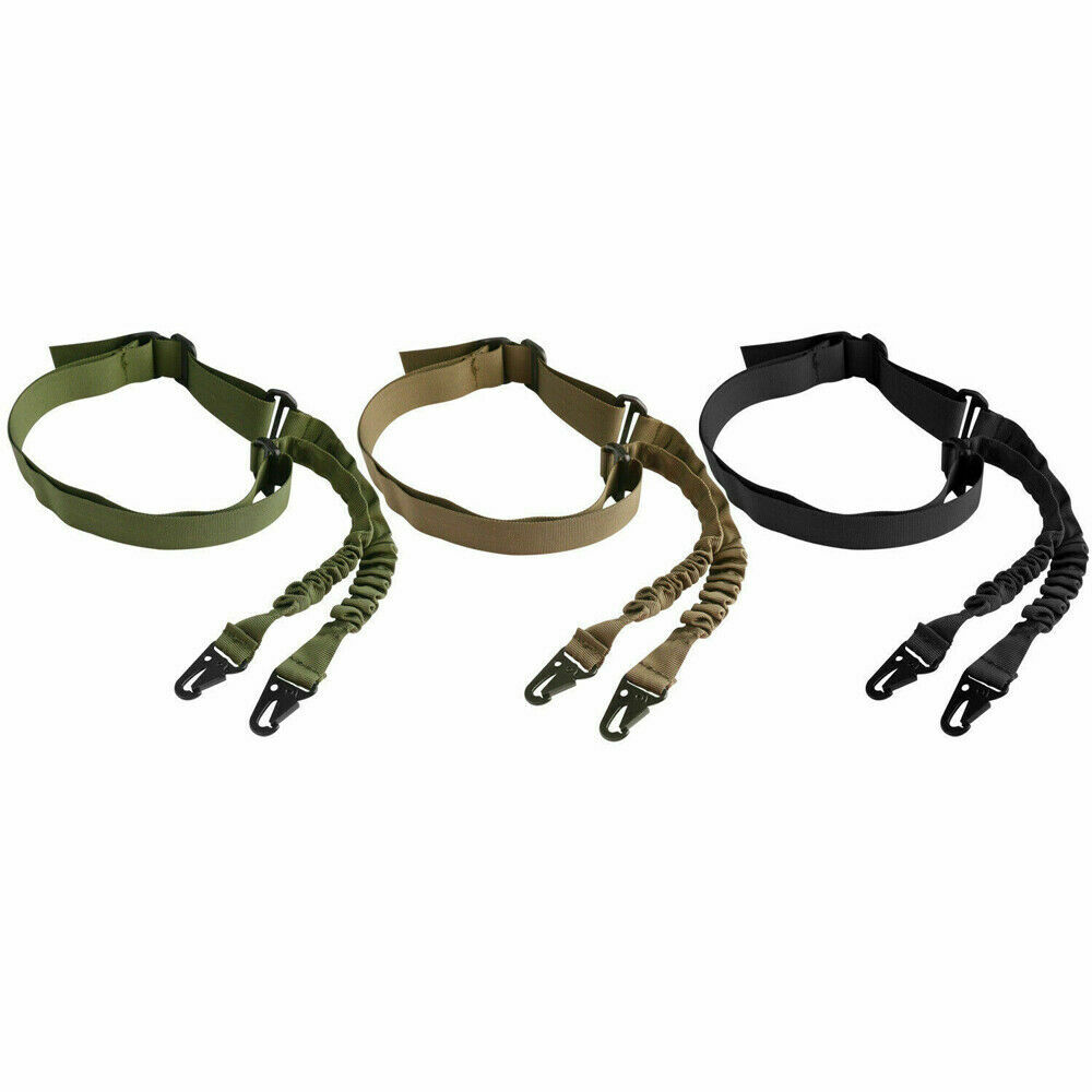 Single Point / Two Point Tactical Gun Rifle Sling Strap Adjustable Airsoft Hunt