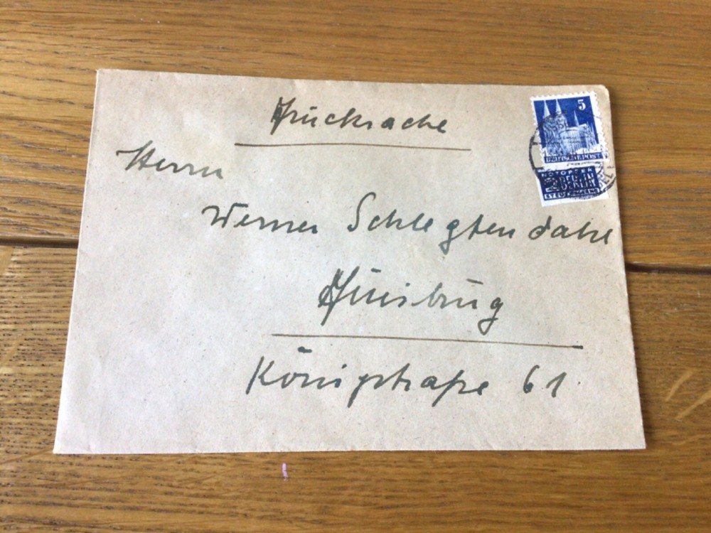 Germany Dusseldorf  1949 post cover  A17669