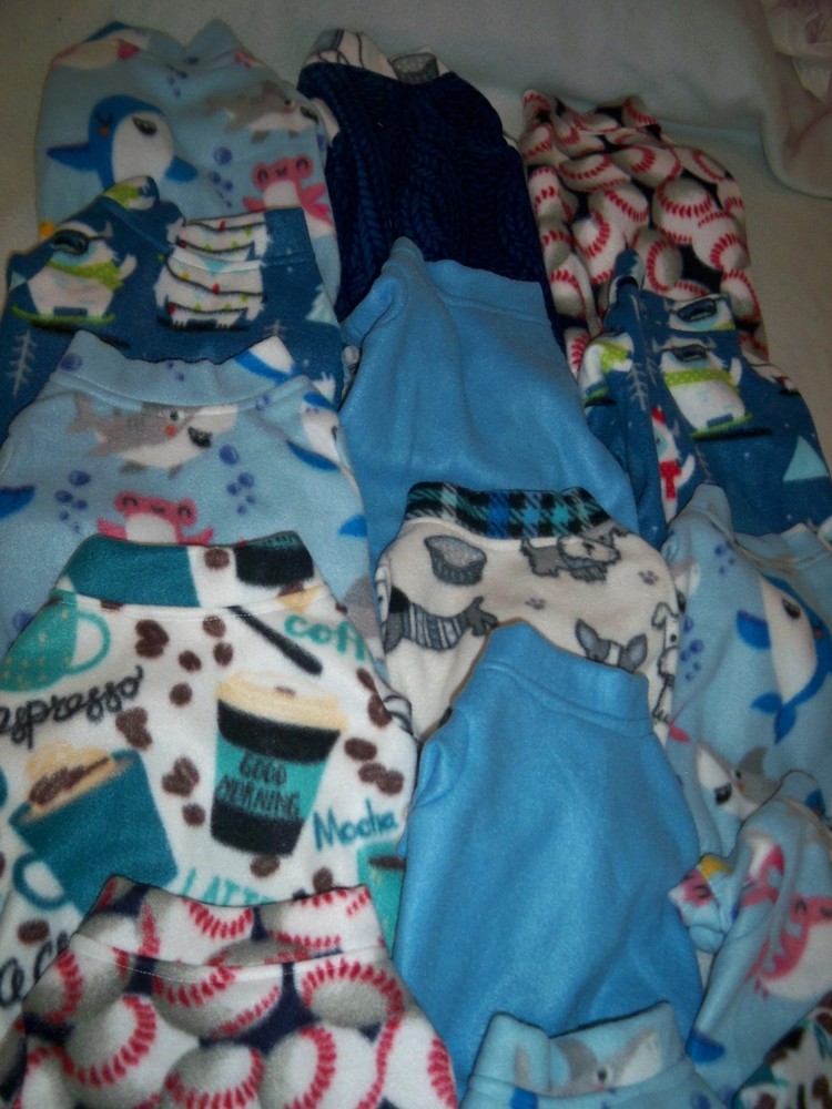 M's   Medium Dog Fleece Sweaters  Hand Made   56 years experience