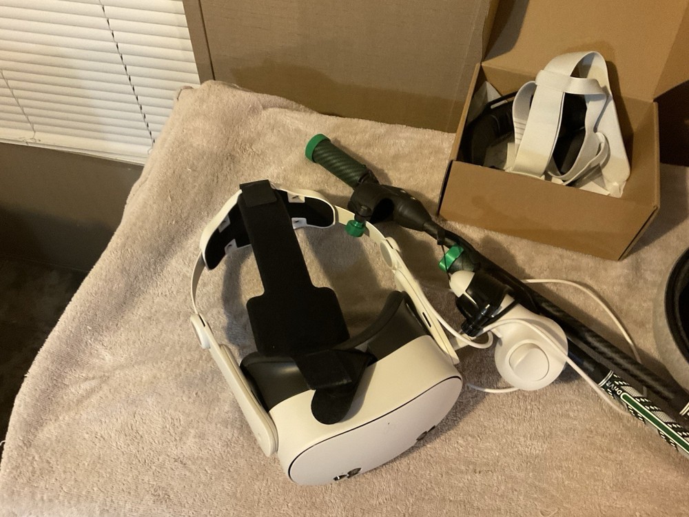 Meta Quest 3S Virtual Reality Headset 256GB Bundle with Carrying Case