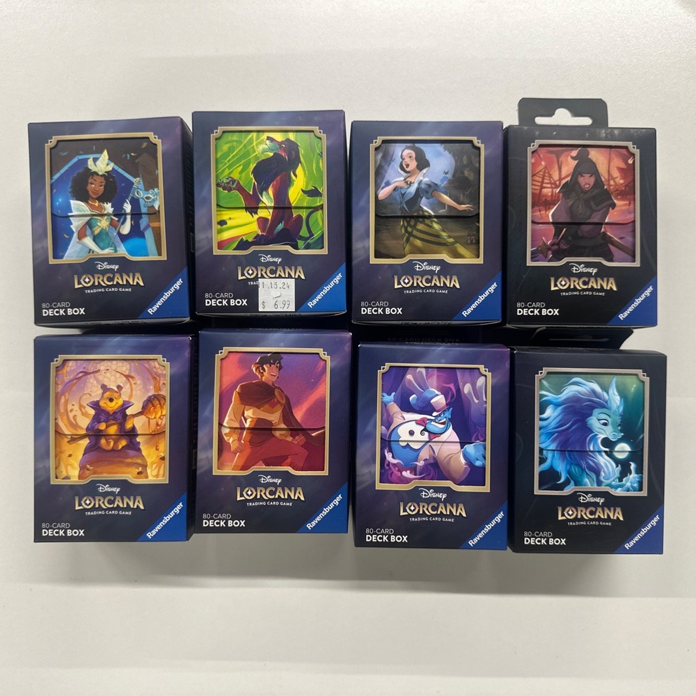 Lorcana 8 Set Deck Box Bundle