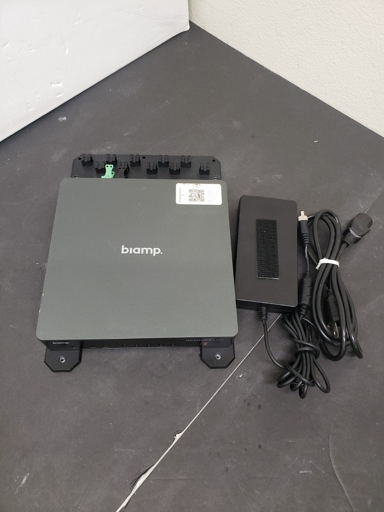 BIAMP TESIRAFORTE X 400 MEETING ROOM DSP MULTI-EFFECTS PROCESSOR - With Adapter