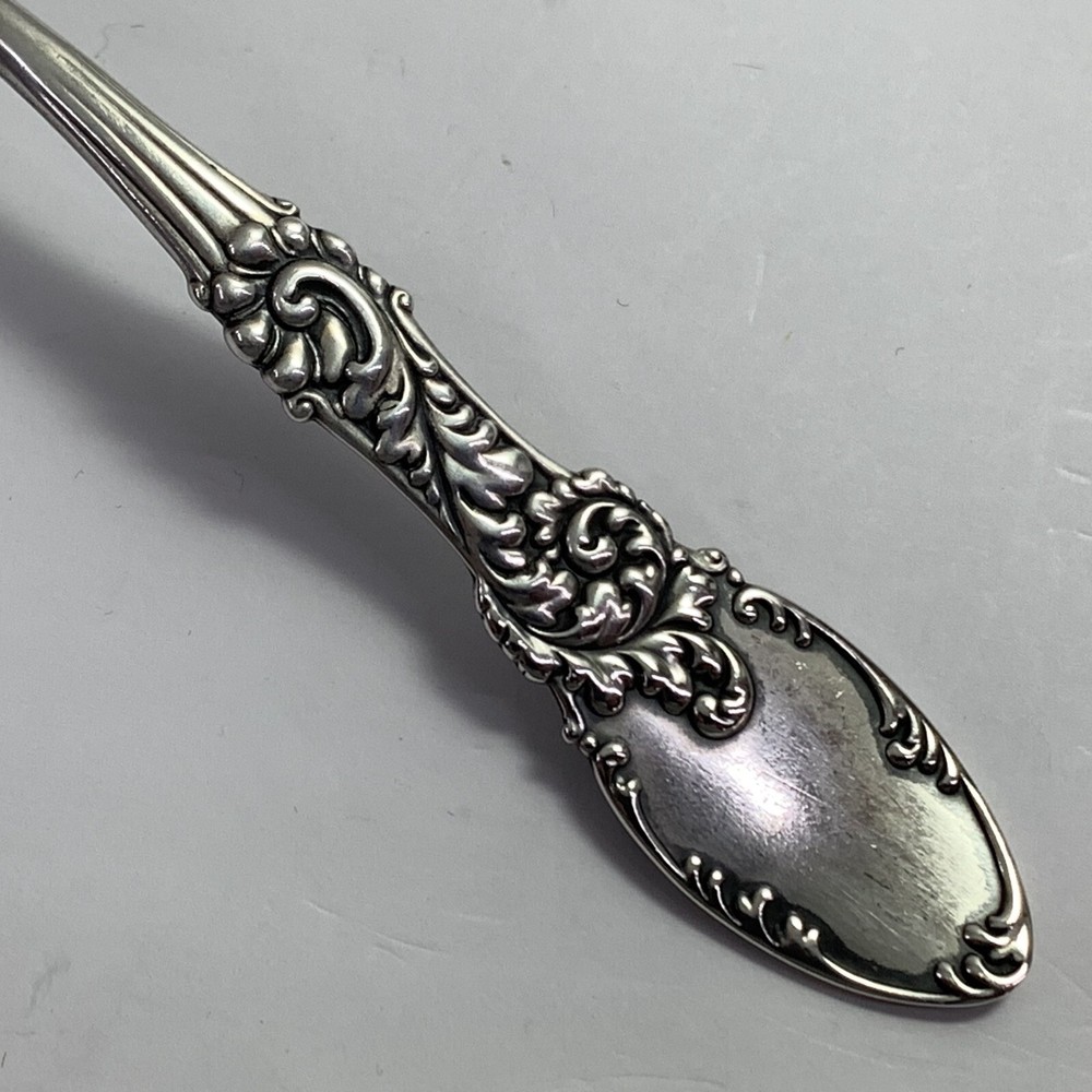 Frank Whiting Sterling Flatware, Tyrolean, Sugar Spoon Shell 5 3/4 inches