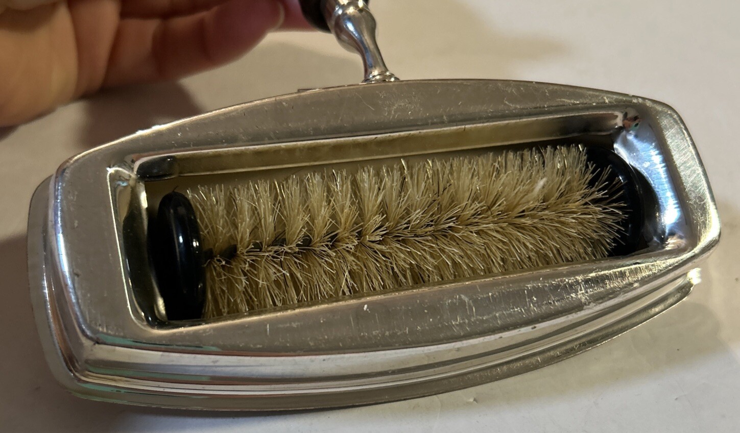 Raimond Vintage Silverplated Crumb Catcher Silent Butler Made In Italy