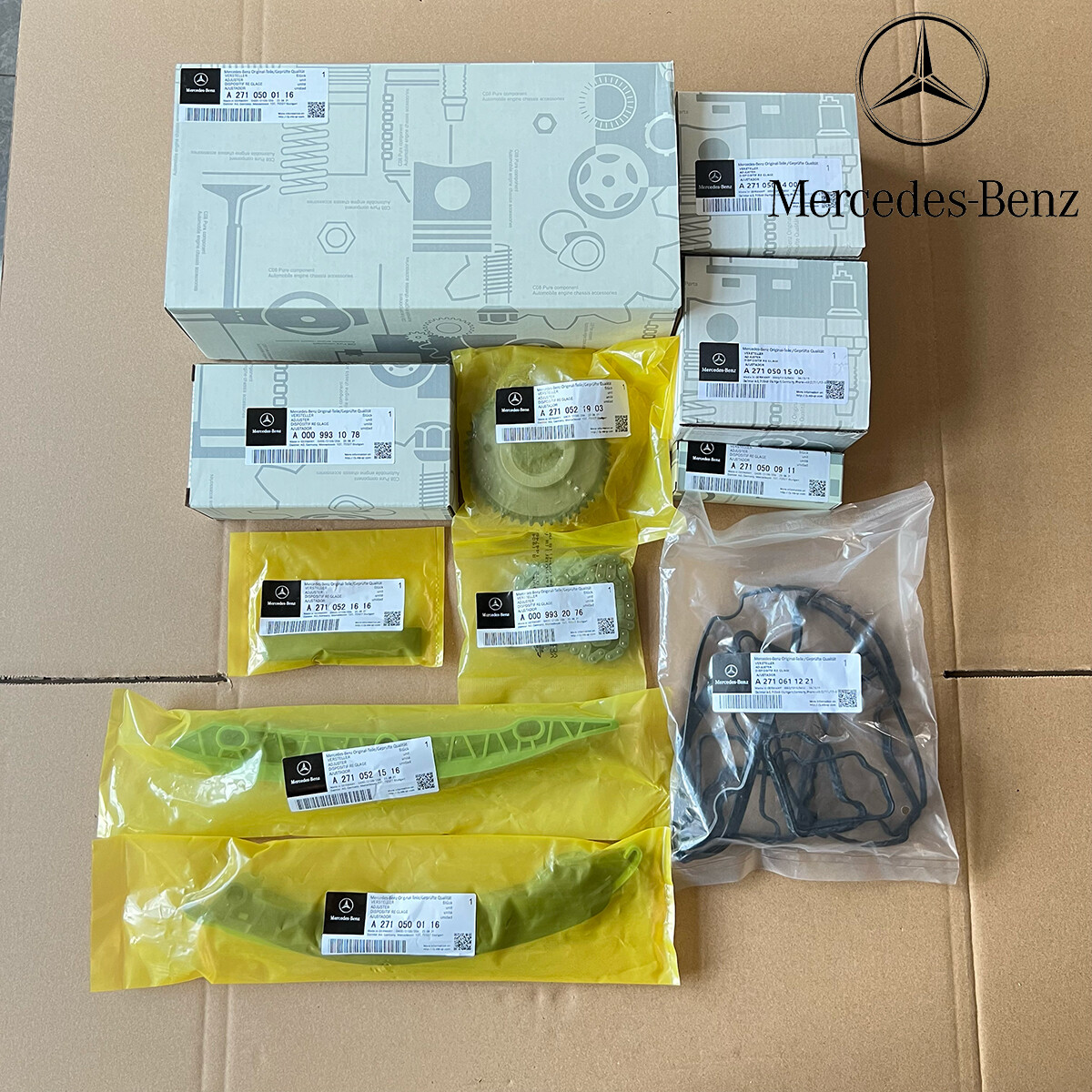 Mercedes Benz OEM Engine Timing Chain Kit for W204 W211 W164 M271 M271.8 CGI