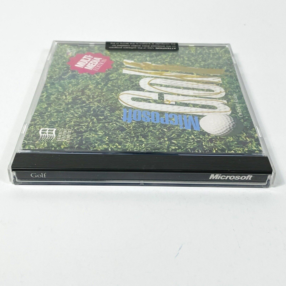 Microsoft Golf Multi-Media Edition PC CD-ROM Software Video Game