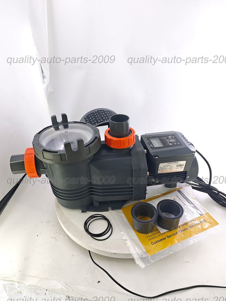 For Inground Pool 2.5HP Variable Speed High Flow Pump 10567GPH Energy Efficient