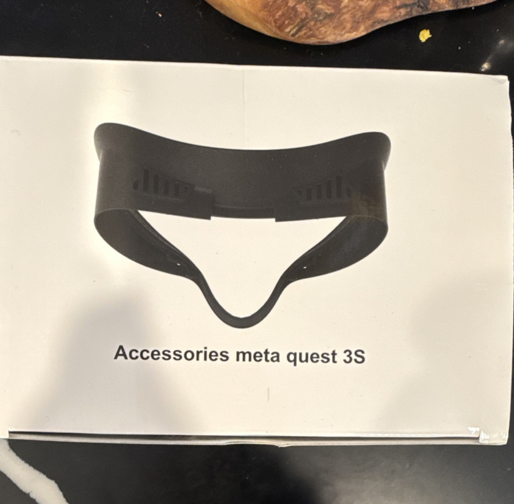 Facial Interface for Meta Quest 3S VR Headset Black Cushion Accessory