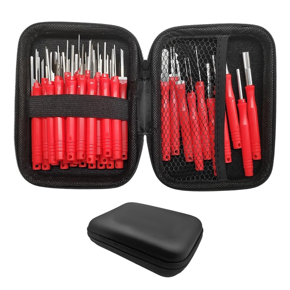 41PCS Terminal Removal Tool Kit, Electrical Wire Connector Pin Extractor Tool...