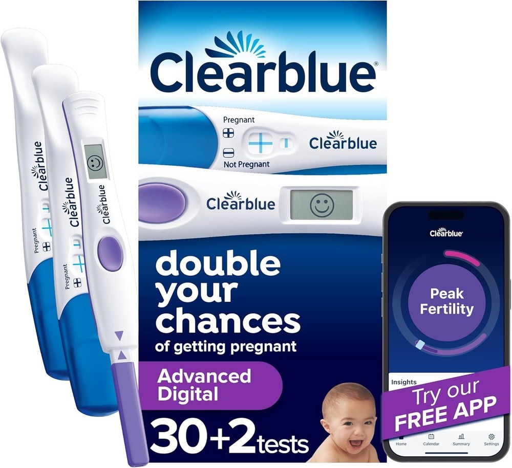 Clearblue Advanced Digital Ovulation Test Kit 30+2 Count