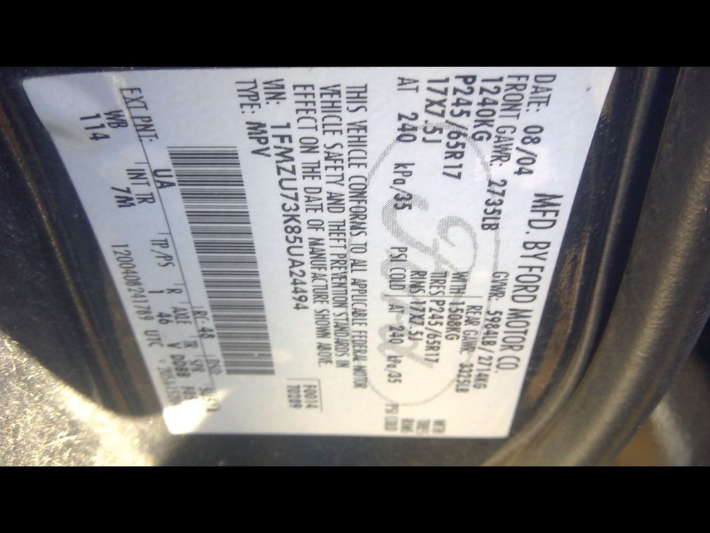 Temperature Control Front Dash Fits 02-06 EXPLORER 709301