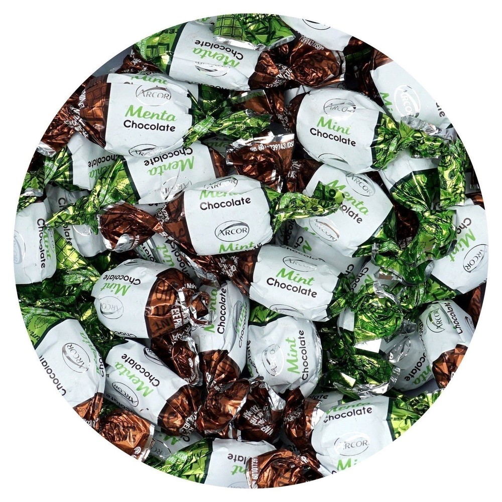 Chocolate Filled Mints, 1 Pound Bulk Candy (Approx. 75 pcs.), Chocolate Mint...