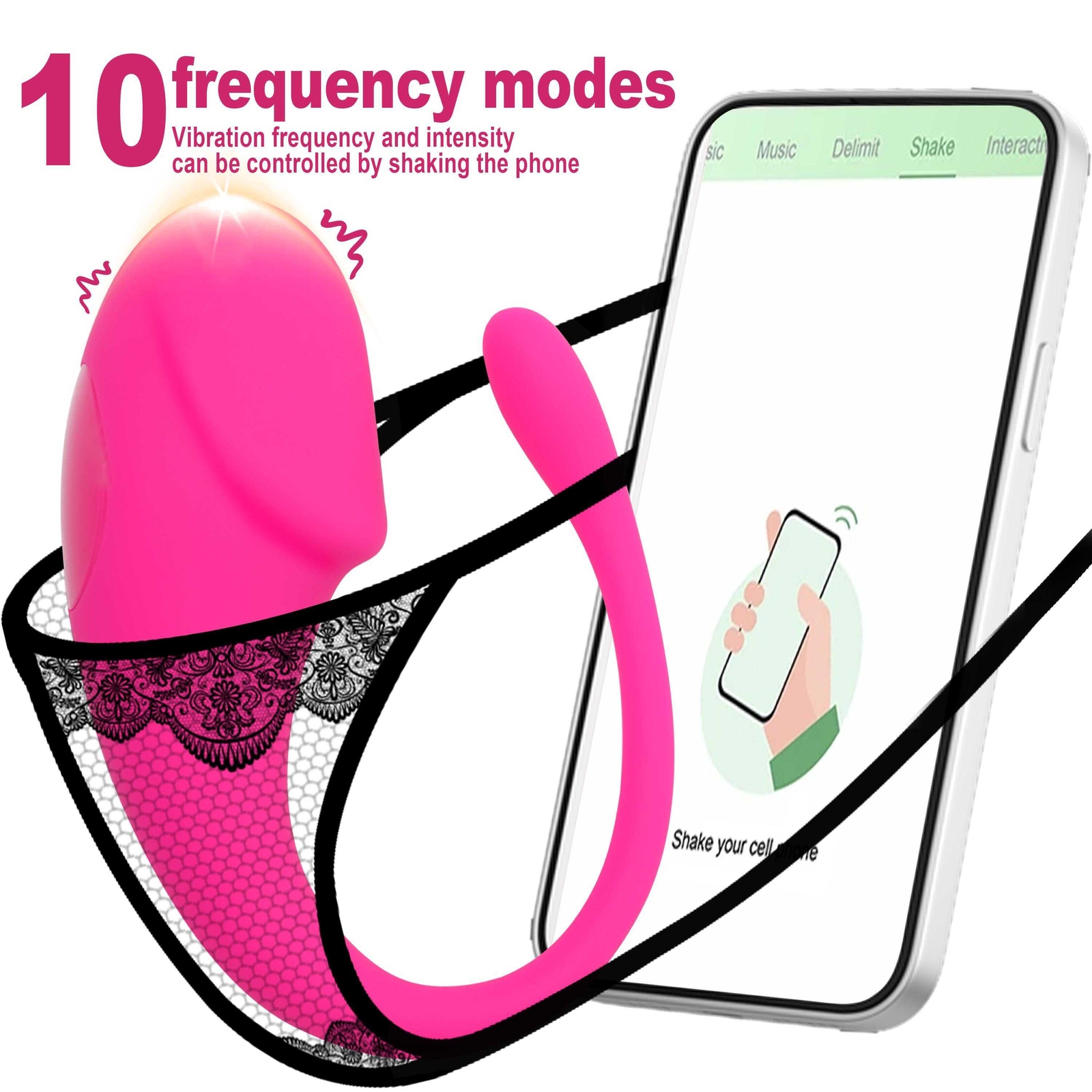 Wireless Vibrator Bullet Egg G-Spot Dildo  APP Remote Control Sex Toys For Women