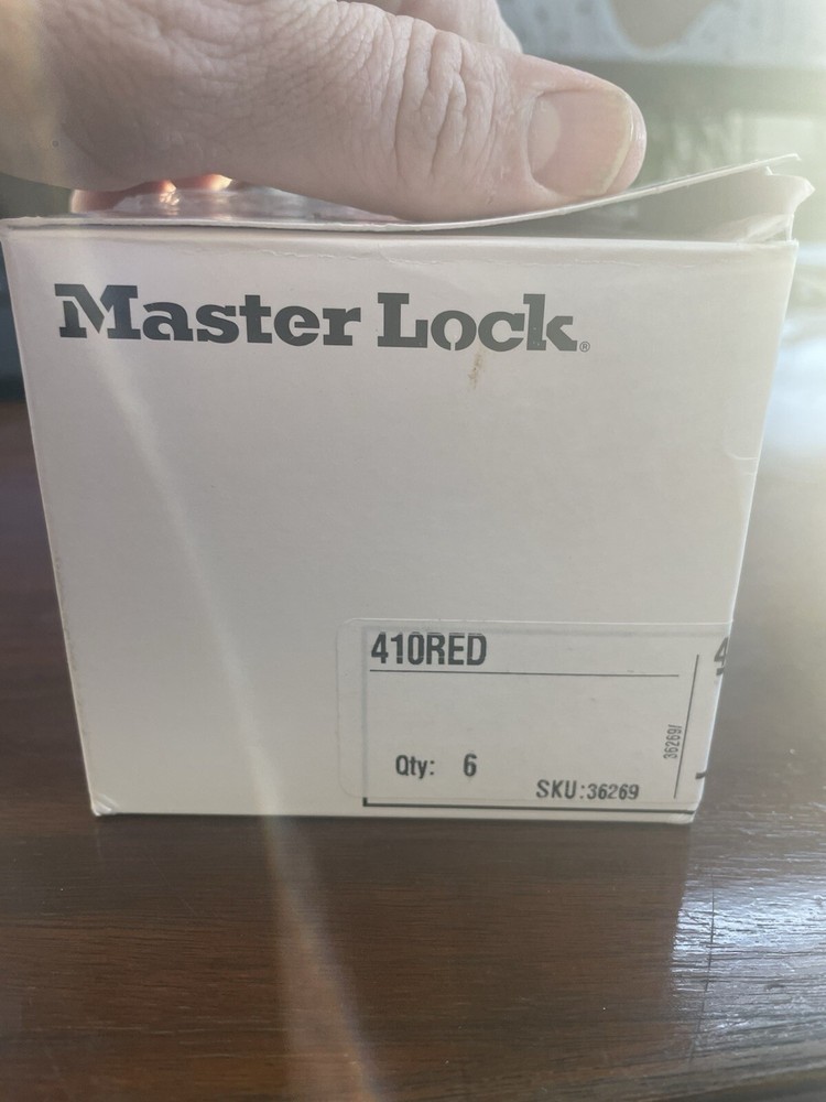 Master Lock 410RED Lockout Padlock - Red
