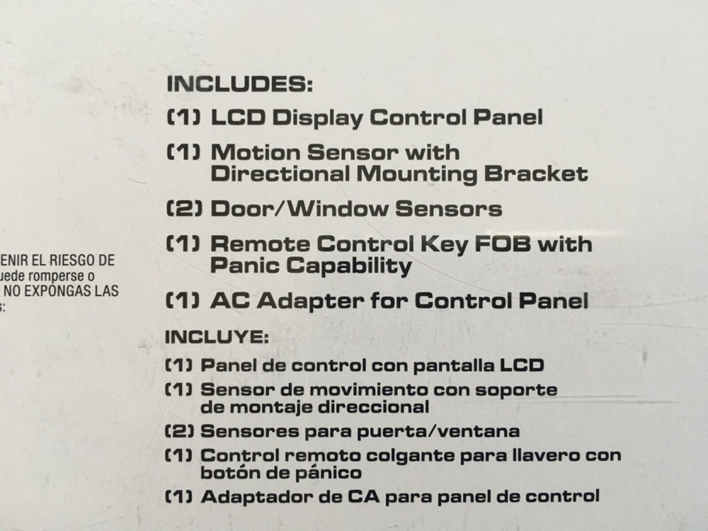 Defiant Wireless Home Security System NO Bluetooth/Internet connection required