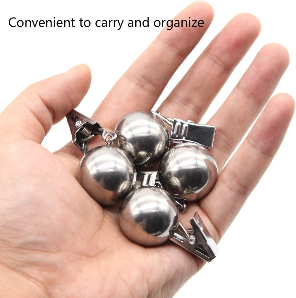 Tablecloth Weights, 10Oz Heavy Premium Tablecloth Clips Added Weights (4 Pack)