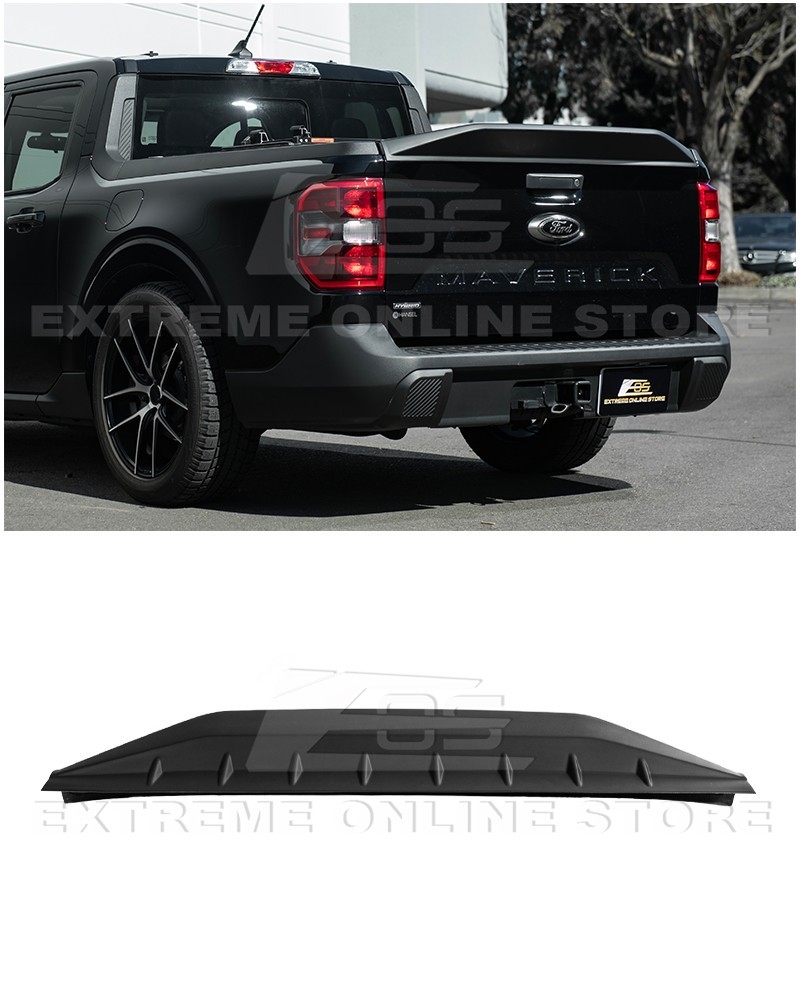 For 21-Up Ford Maverick Street Series MATTE BLACK Rear Tailgate Trunk Spoiler