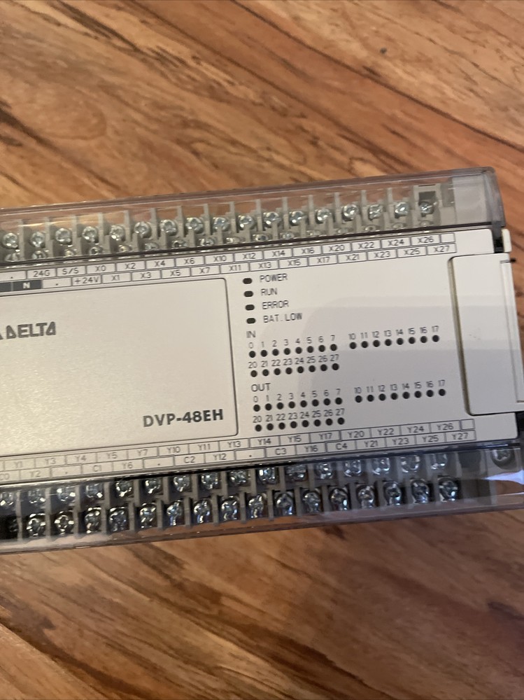 DELTA DVP48EH00T3 PLC Module NPN Transistor Programmable Controller