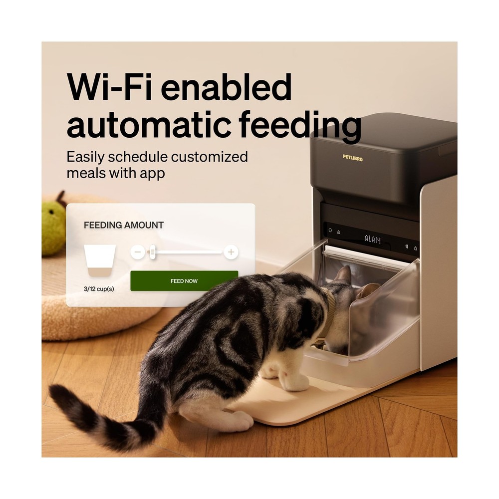 PETLIBRO RFID Automatic Cat Feeder, Collar Tag-Activated Personalized Meals, ...