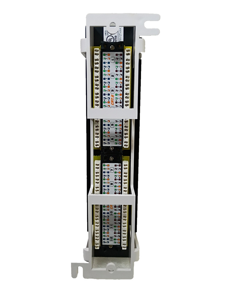 Cable matters RJ45 110 Type 12 Port Cat6 Vertical Mini Patch Panel w/89D Bracket