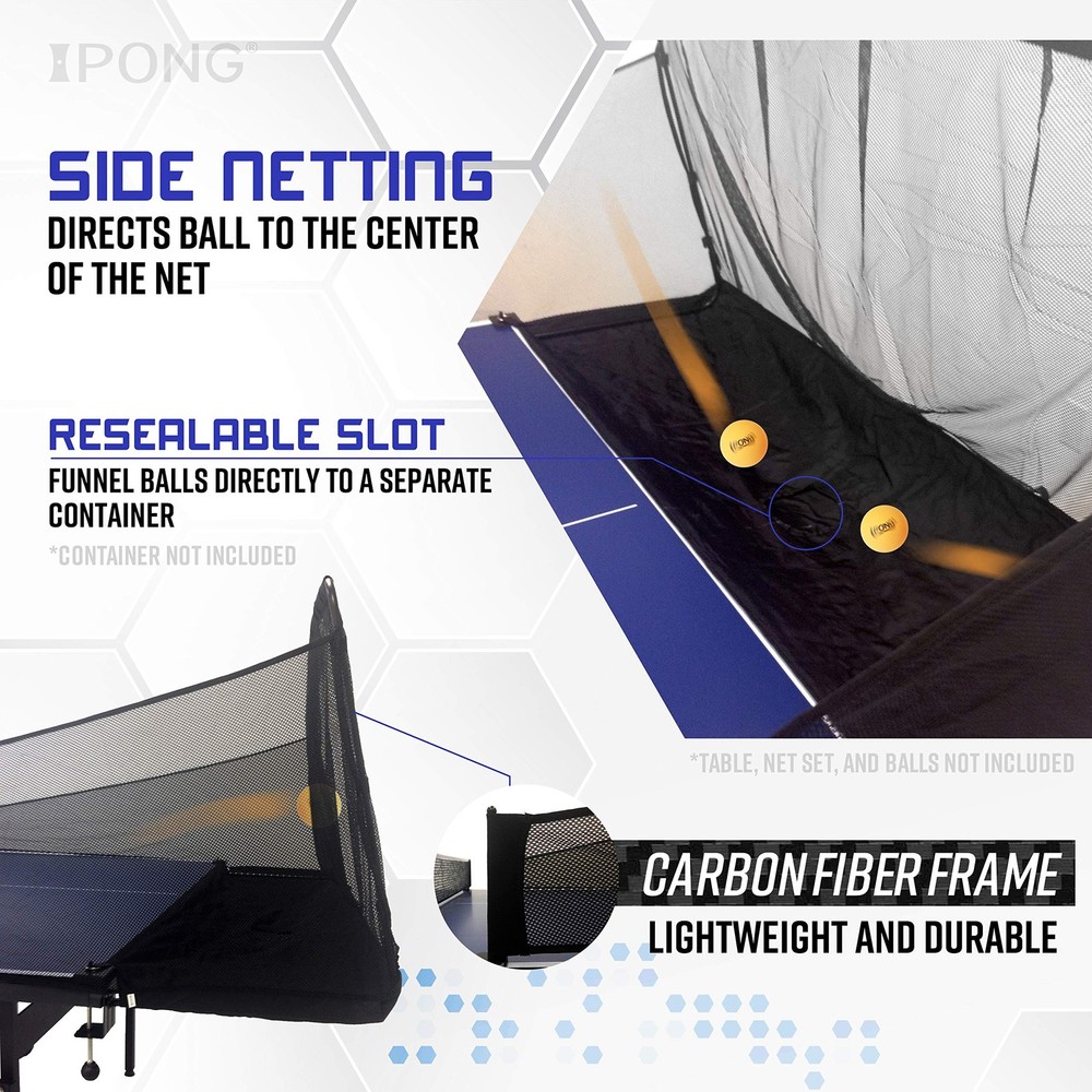 Table Tennis Ball Catch Net for Easy Collection During Practice Sessions