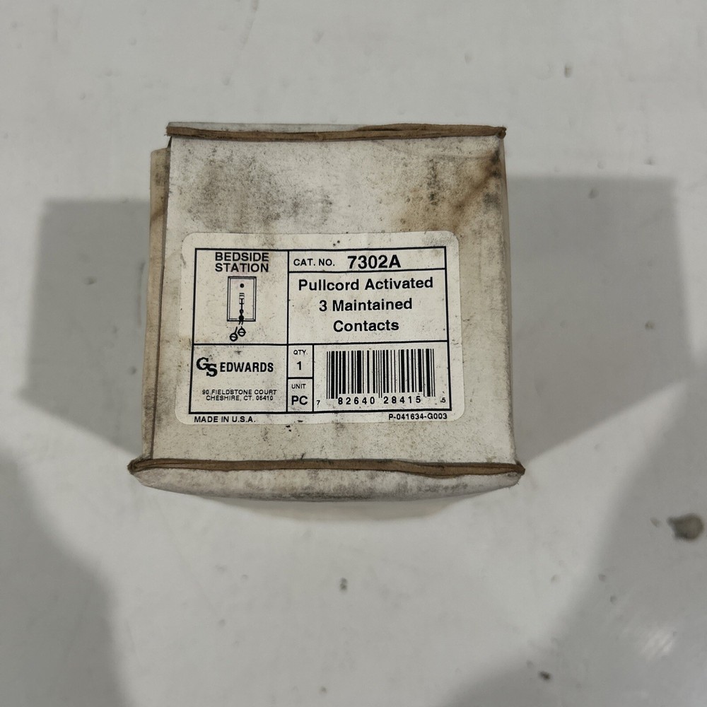 Edwards Bedside Pull Cord Station 7302A