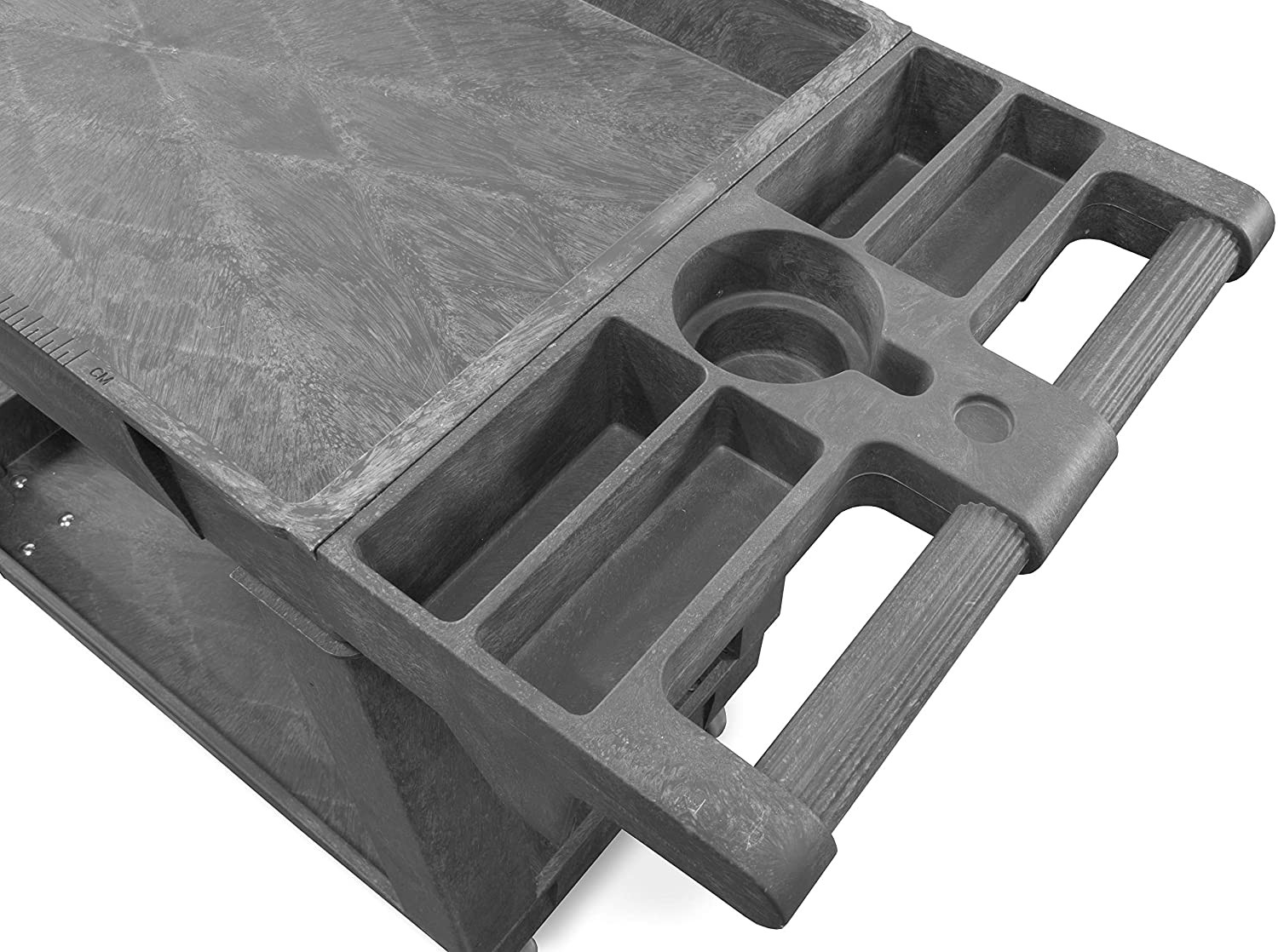 16*30 Inch Polypropylene Service Cart Heavy Duty 500 lbs Tools Organizer Rolling