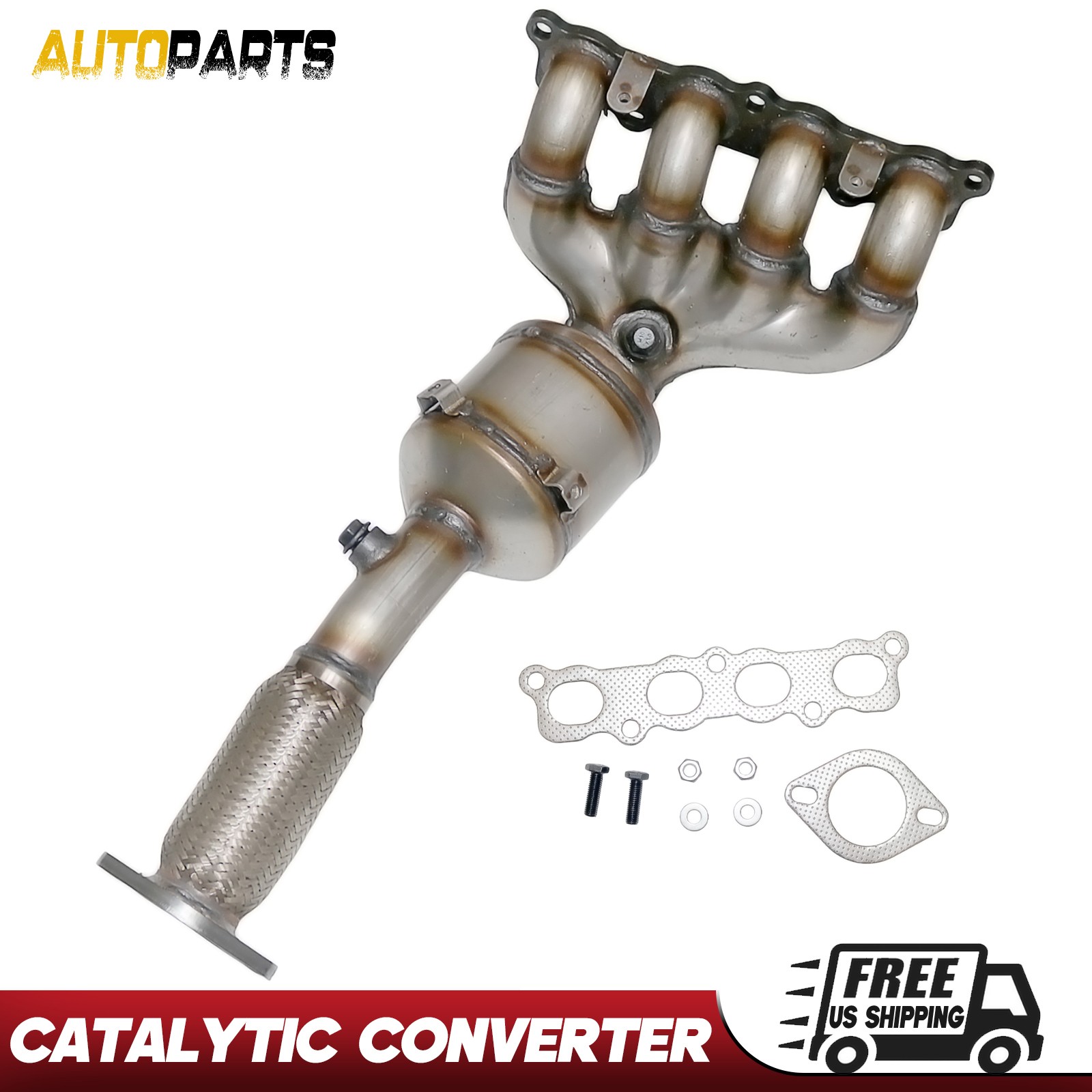 Catalytic Converter for Ford Fiesta 2011 2012 2013 2014 2015-2019 L4 1.6L Front
