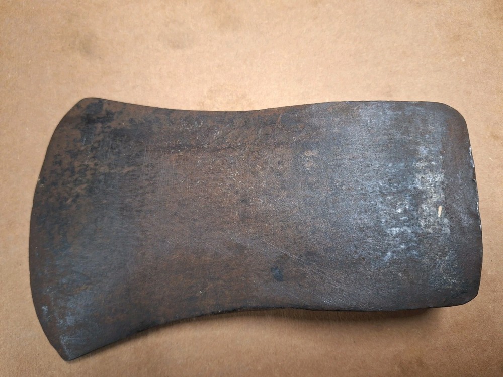 Large Axe Head Single Bit 7” X 5” Unbranded Used No Handle