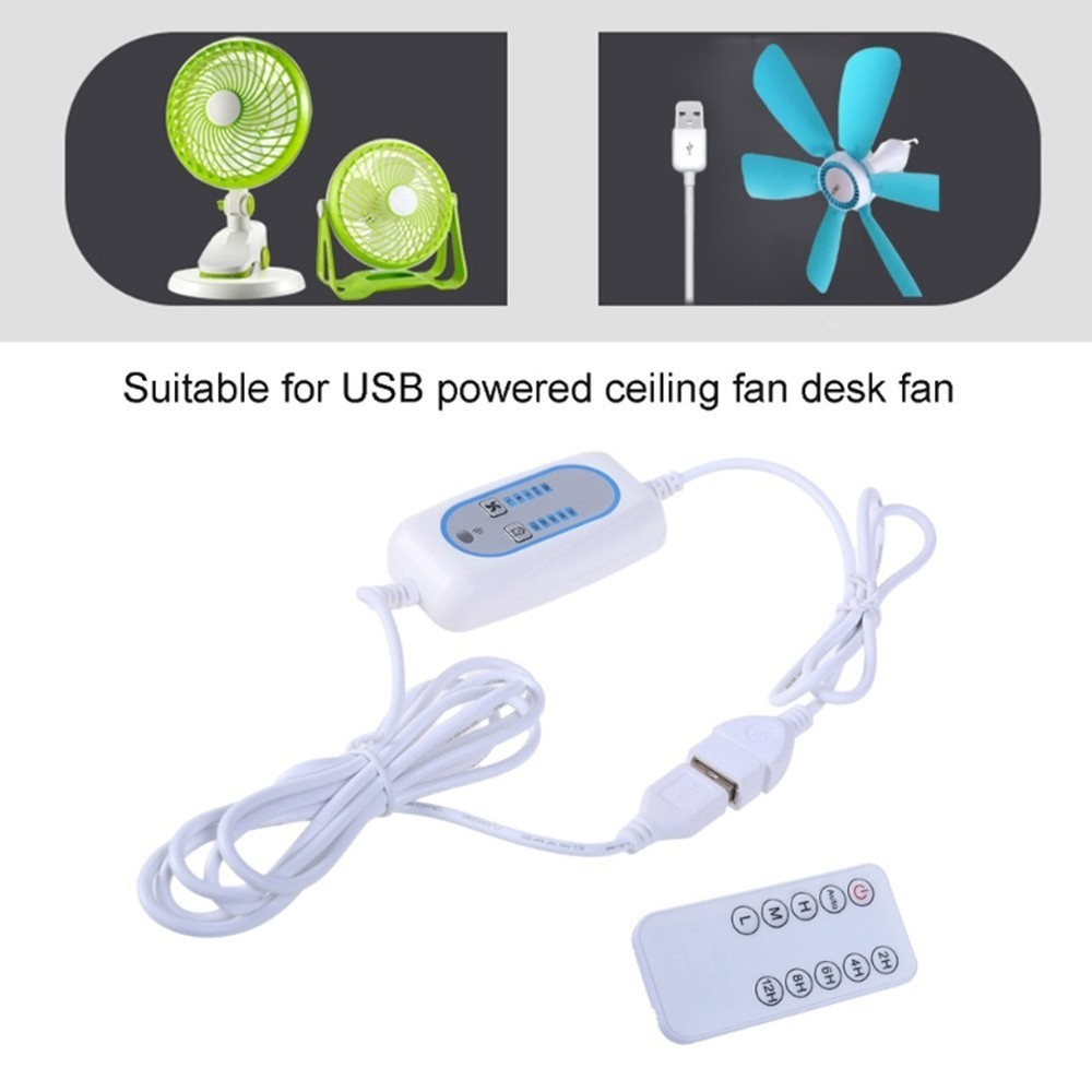 For USB Powered Devices Timer Switch 4 Speed Adjustable Extension Cable