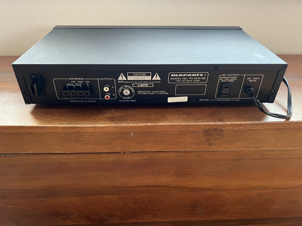 Vintage Marantz TR 2242 Stereo Tuner