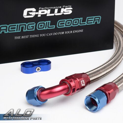 Fit For Universal 28 Row Engine Transmission Oil Cooler +7" Electric Fan Kit