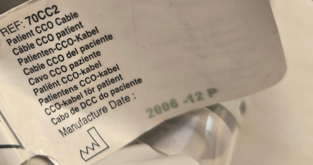 Edwards Patient CCO Cable 70CC2