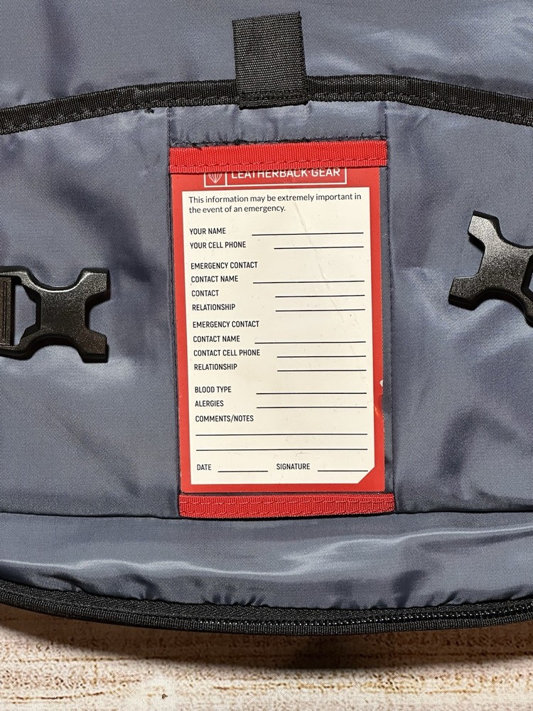 Leatherback Gear Bulletproof Backpack Black Traveling