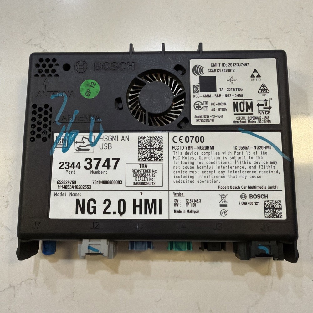 2014-2016 GM HUMAN MACHINE INTERFACE HMI MODULE OEM *UNLOCK EXTRA FEE* 23443747