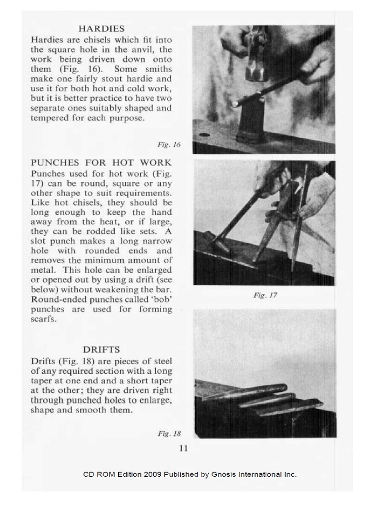 Blacksmith Craft Blacksmithing tools BASIC LESSON Plans