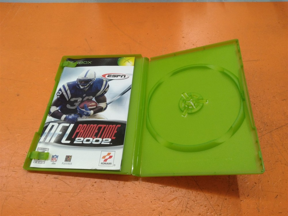 ⭐️⭐️⭐️⭐️⭐️ NFL Primetime 2002 Microsoft Xbox **Empty Case** w Manual